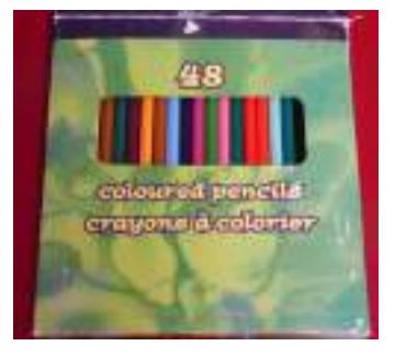 Crayons à colorier 